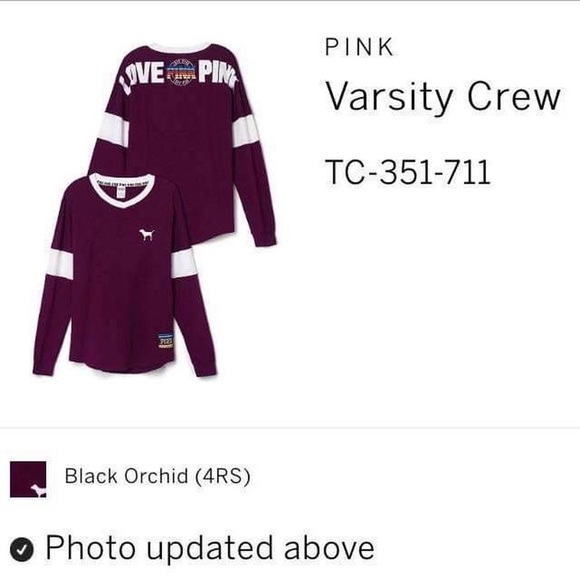 Victoria Secret PINK Varsity Crew - Picture 2 of 4